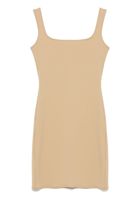 Beige square-neck mini dress Entire Studios - women